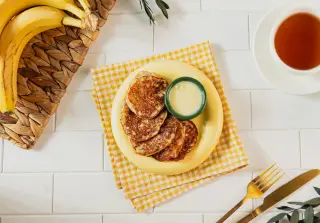 Банановые панкейки на рисовой муке