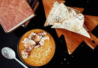Безлактозный тыквенный крем-суп