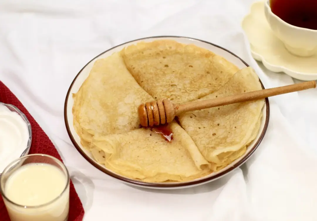 Блины без глютена, лактозы и яйца