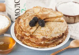 Блины на цельнозерновой муке