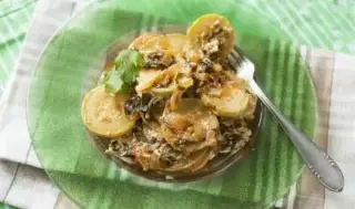 Быстрое рагу из кабачков