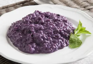 Черничное ризотто