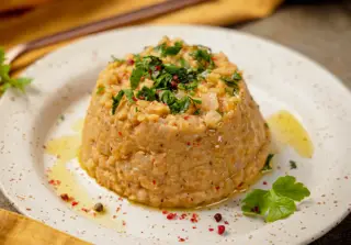 Гарнир из красной чечевицы