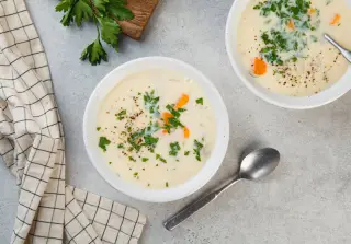 Греческий куриный суп Авголемоно