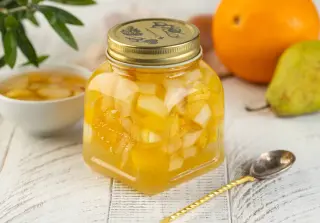 Грушёвое варенье с апельсином и кардамоном