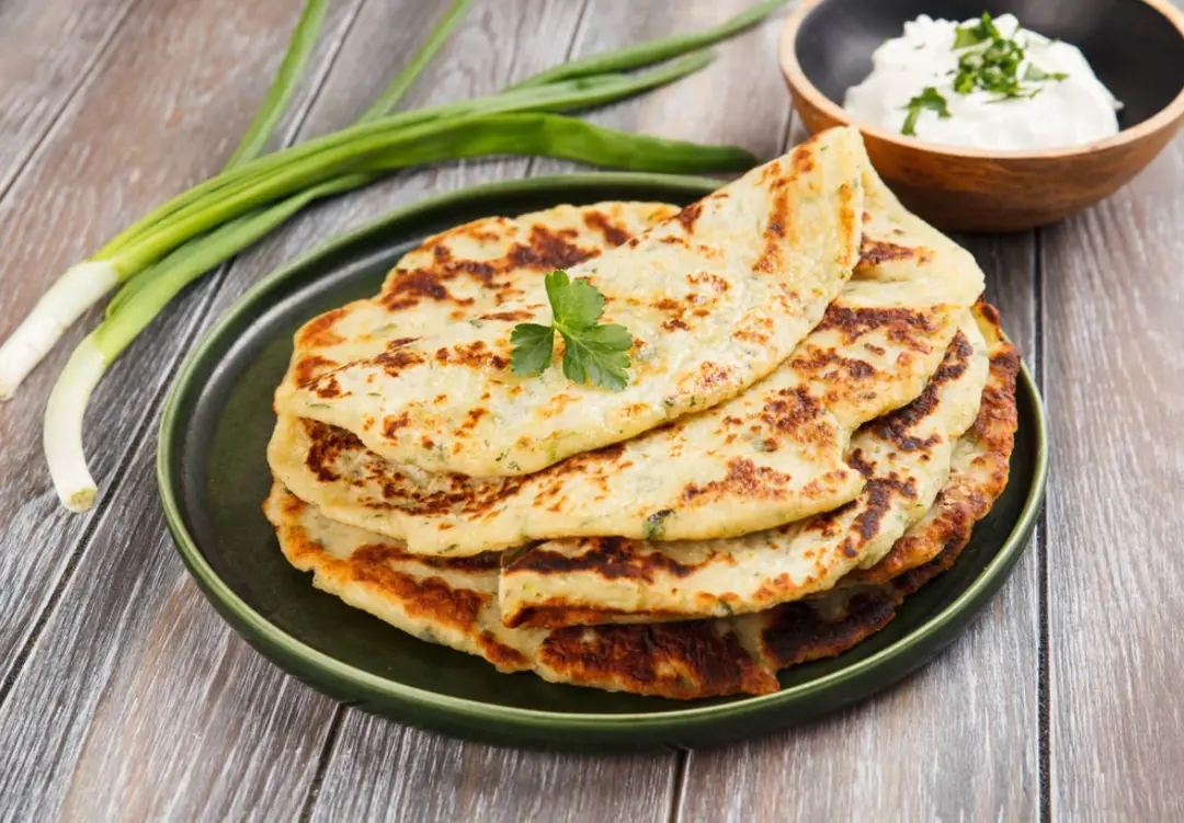 Картофельные лепёшки с зеленью