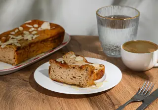 Кето-чизкейк с арахисовой пастой