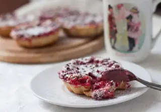 Корзиночки с брусникой
