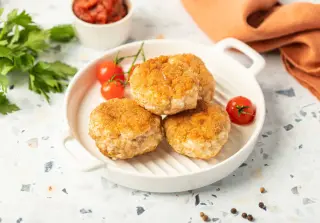 Куриные рубленные котлеты из грудки