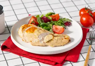 Куриная грудка с лимоном и чесноком