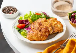 Курино-картофельные оладьи