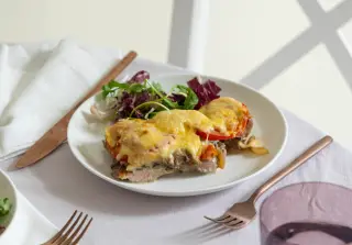 Мясо по-французски в аэрогриле