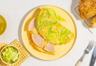 Омлет с пекинской капустой