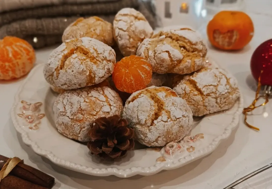 Печенье «Мандариновые трещинки»