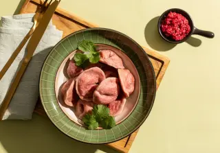 Пельмени с треской и кальмарами