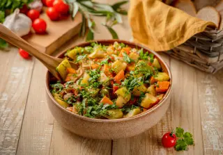 Рагу из кабачков и картошки