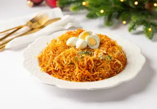 Салат «Гнездо глухаря»