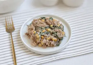 Салат с тунцом и рисом