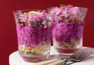 Селёдка над шубой