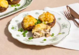 Шампиньоны с мясом
