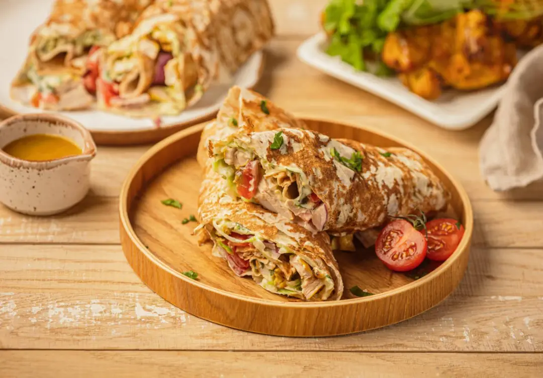 Шаурма с курицей на гриле
