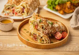 Шаурма с курицей на гриле