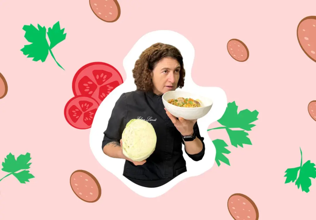 Солянка с помидорами и колбасой