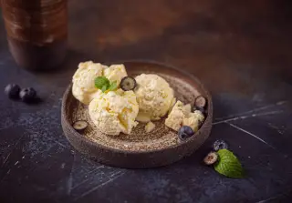 Сырное мороженое