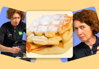 Творожные вафли