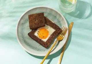 Яичница в хлебе