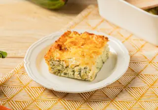 Запеканка с кабачками и фетой
