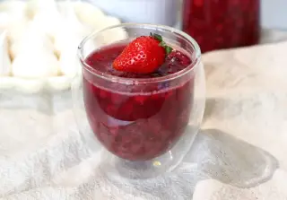 Желе из красной смородины